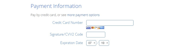 Enter your payment details