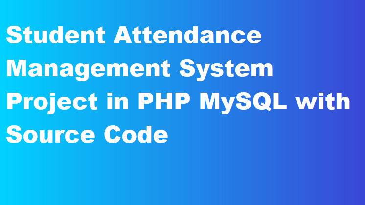 attendance management system project in java with source code pdf