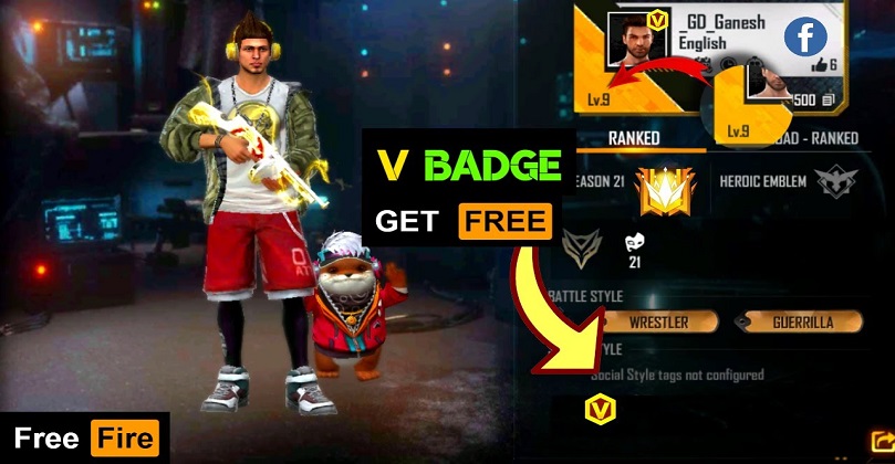 Free Fire V Badge: What Is It, How To Get It & More