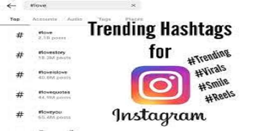 Hashtags for #instagram in 2022 to be popular and trending in Instagram, TikTok 