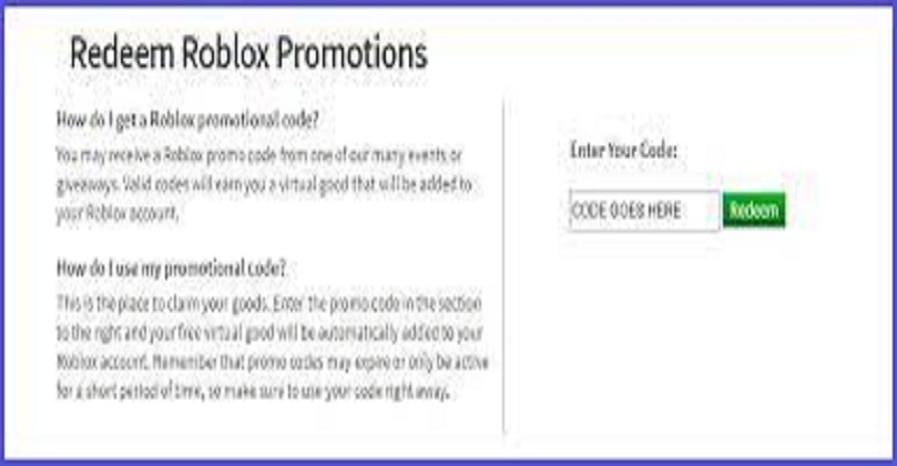 Roblox Promo Codes List – Not Expired